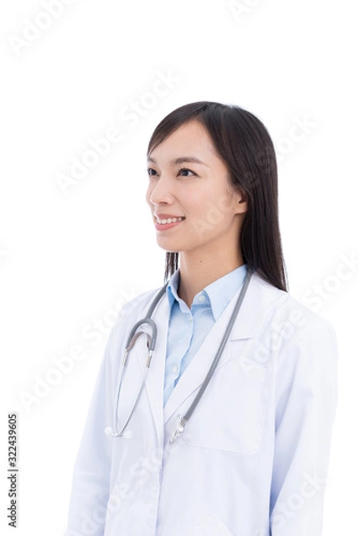 Fototapeta 白衣を着た女医