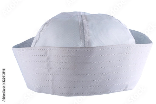 Obraz Sailor hat isolated on white