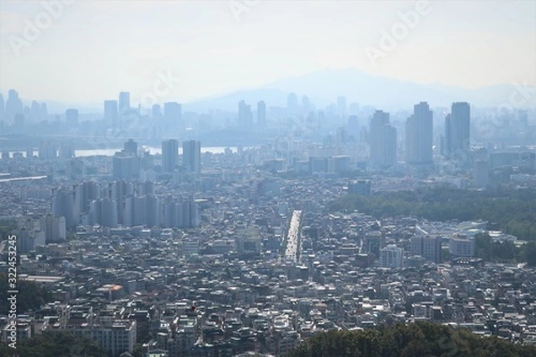 Obraz 서울 도시 풍경