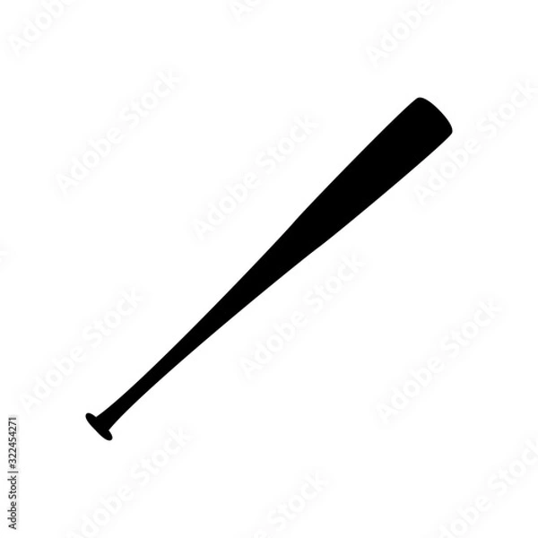 Fototapeta Baseball bat icon