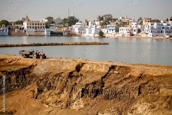 Obraz the holy city of Pushkar in India
