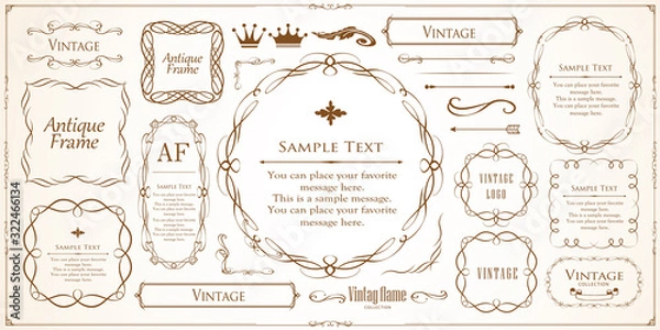 Fototapeta ウェディング　デコレーション素材　ブライダル　結婚式の招待状	