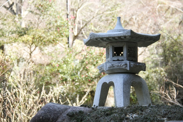 Obraz 日本の灯籠風景