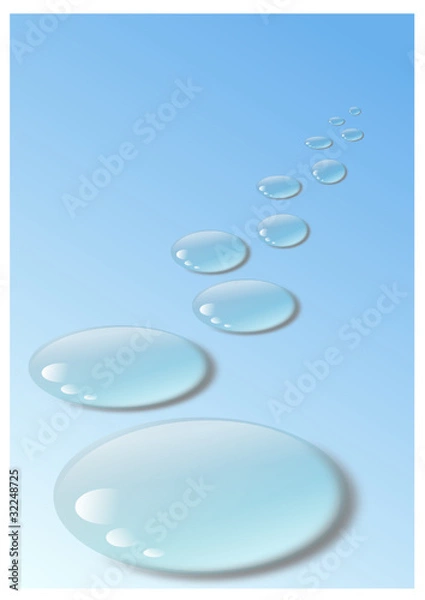 Obraz water drops