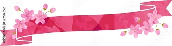 Obraz Sakura-ribbon