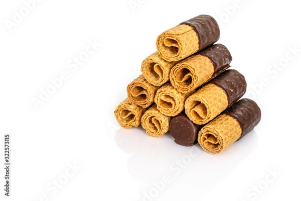 Fototapeta stack of waffles