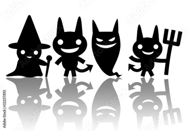 Obraz ハロウィンシルエット