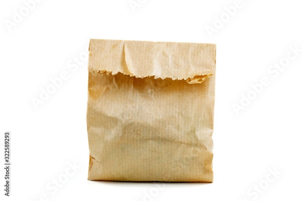 Fototapeta Brown paper packet