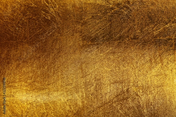 Fototapeta gold foil background texture.