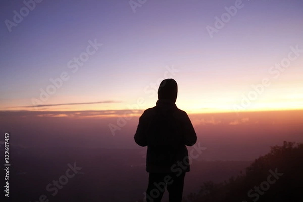 Fototapeta PHOTOGRAPHER ON ISLAND JAVA
