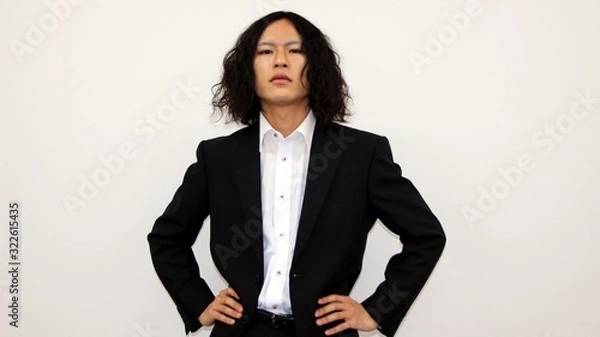 Obraz 男性　ビジネス　成功　夢　自信