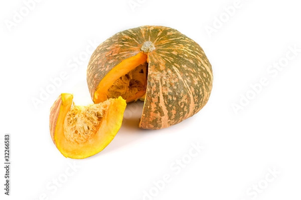 Fototapeta una fetta di zucca
