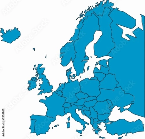 Obraz europakarte