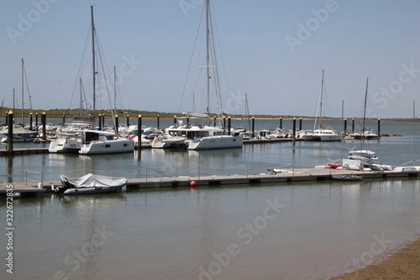 Obraz jachty w Hiszpanii