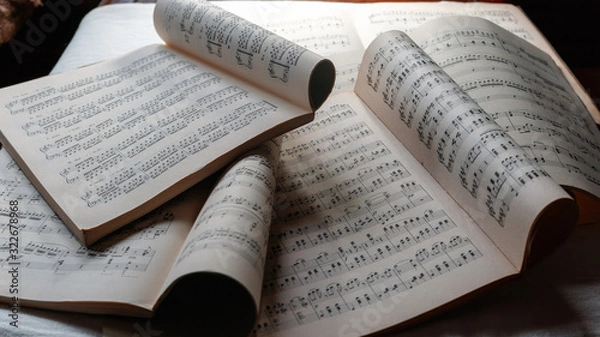 Fototapeta ピアノの楽譜