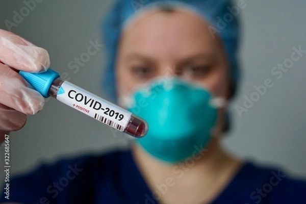 Fototapeta COVID-2019, the name chosen by WHO for the new rapidly spreading Coronavirus outbreak that originated in Wuhan, China