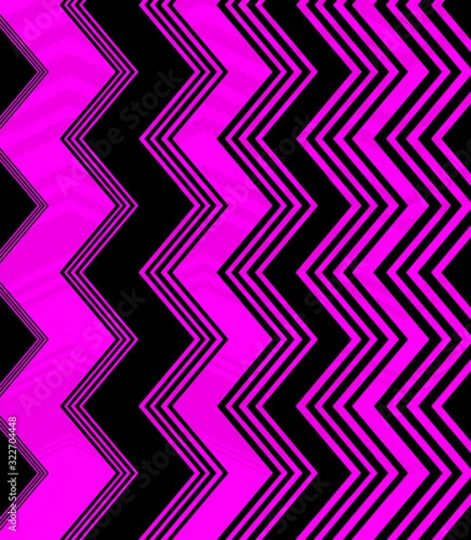 Fototapeta Purple zigzag lines pattern	