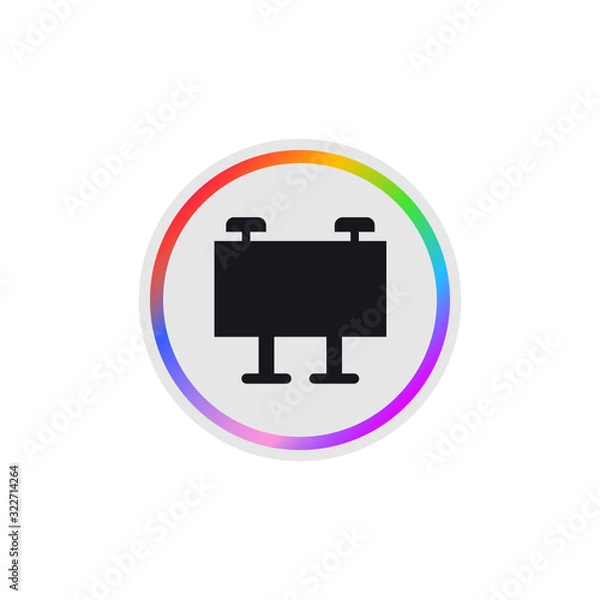 Obraz Billboard -  Modern App Button