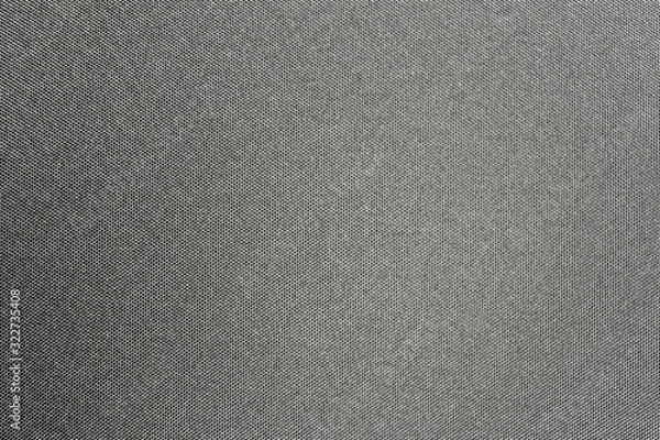Fototapeta Textured grey fabric as background, closeup view