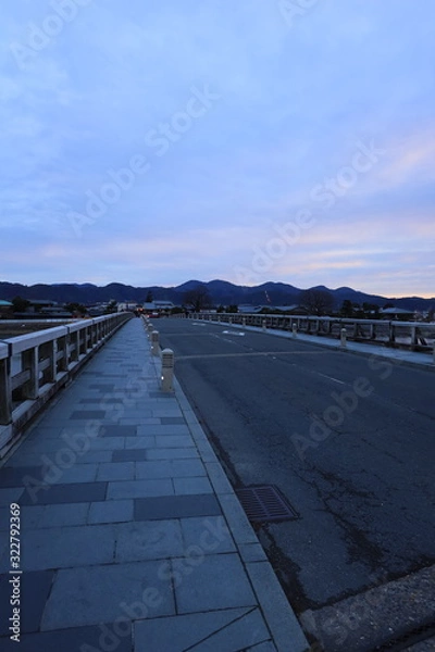 Fototapeta 渡月橋　京都　日本