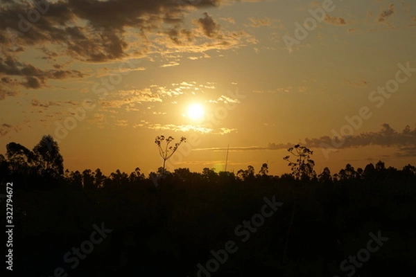 Obraz Atardecer en el campo