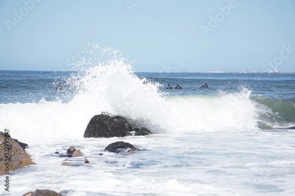 Fototapeta Olas en la playa
