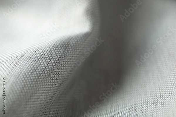 Fototapeta gray textile gunny background