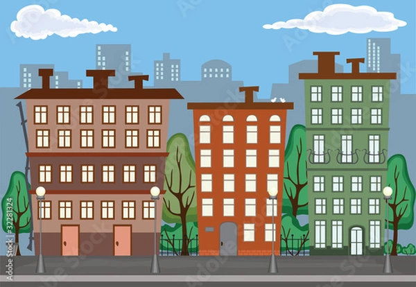 Obraz City in Summer