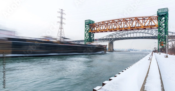 Obraz A laker through the canal