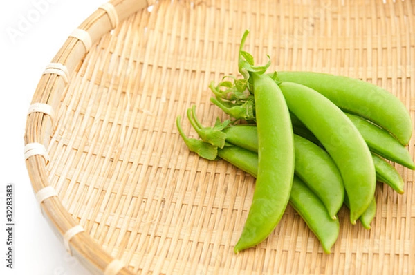 Obraz 食材のスナップエンドウ
