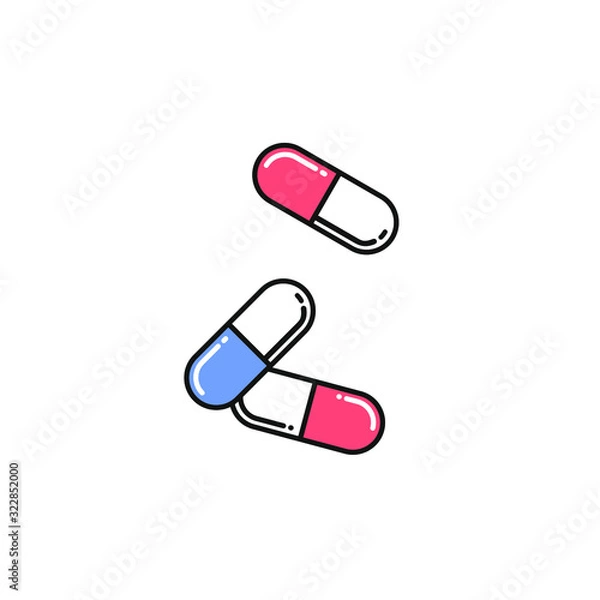 Fototapeta  Medicinal product vector image EPS.