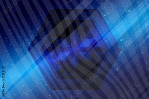 Fototapeta abstract, blue, technology, computer, light, design, digital, keyboard, illustration, business, space, wallpaper, 3d, backdrop, pattern, graphic, web, white, communication, star, energy, tech