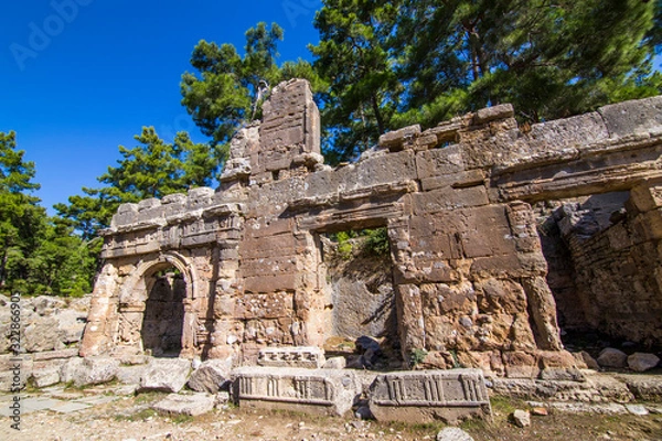Obraz Ancient city Seleukeia in Manavgat, in Turkey