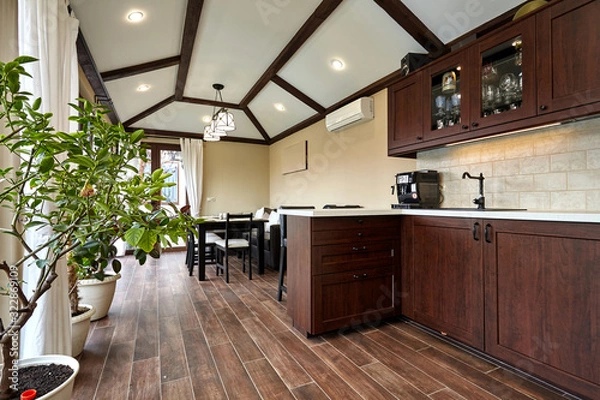 Obraz kitchen living room