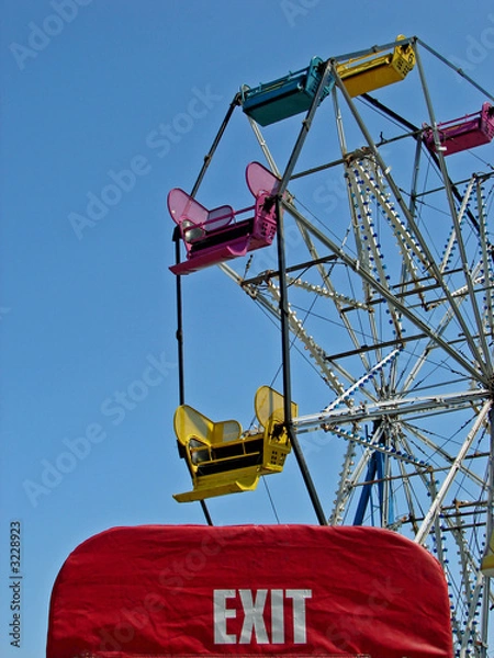 Obraz ferris wheel exit