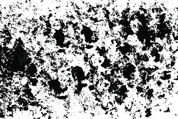 Fototapeta EPS 10 vector. Brush stroke black drawing. Good template.