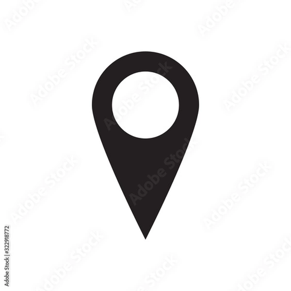 Obraz Pin location icon