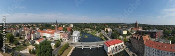 Obraz Guben Neiße Panorama