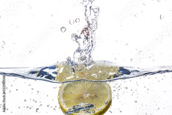 Fototapeta lime splash