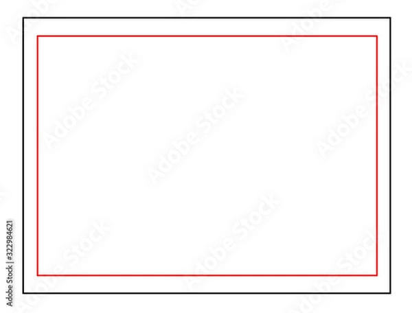 Fototapeta  background with line frame for text