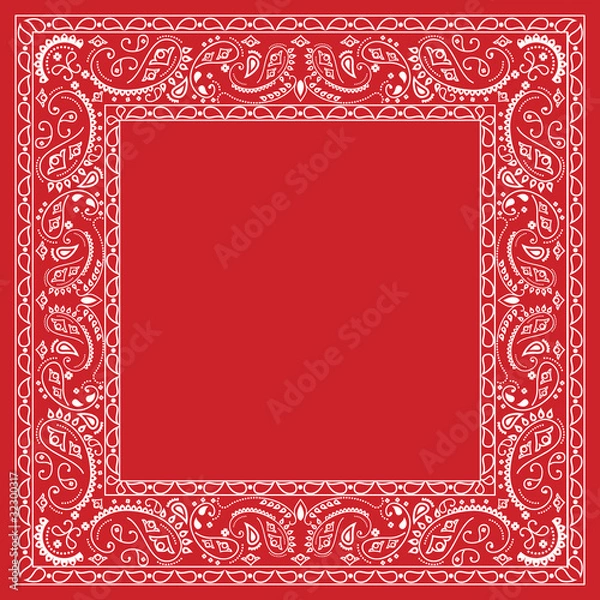 Obraz Red bandana design