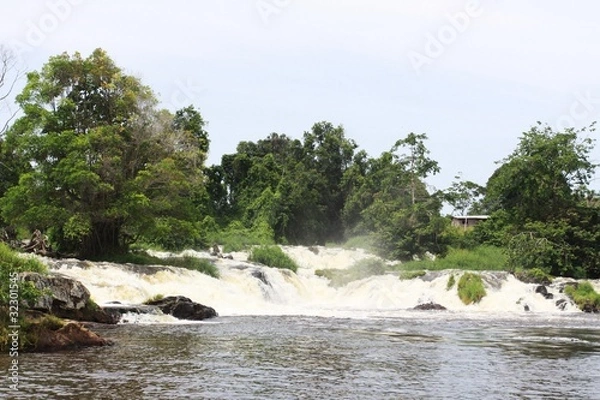 Obraz chutes de la Lobé cameroun