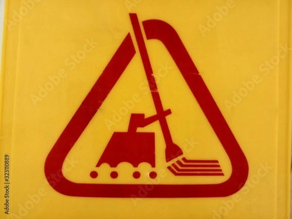 Fototapeta vector illustration of a sign