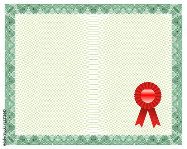 Obraz Certificate With Seal