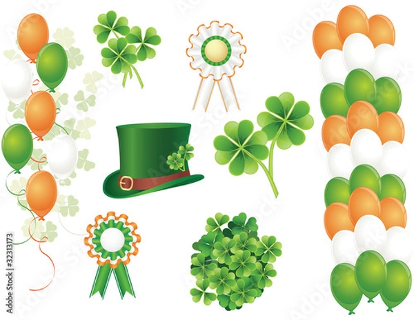 Obraz St.Patrick's Day symbols