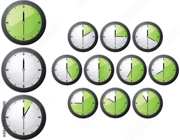 Obraz Vector timer icon