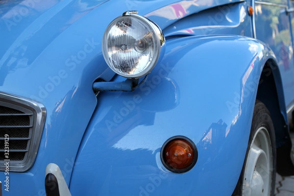Fototapeta Macchina francese azzurra