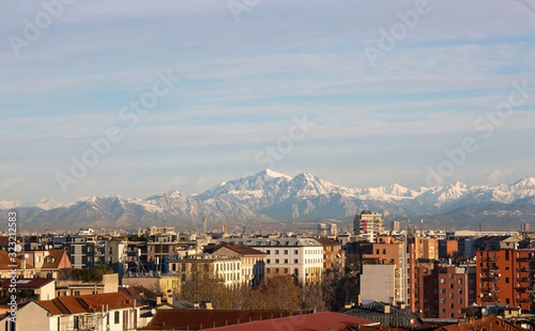 Obraz Milan seen from above