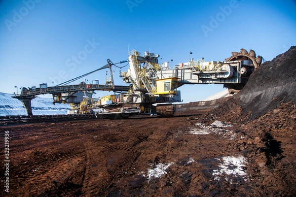 Obraz Braunkohlegrube