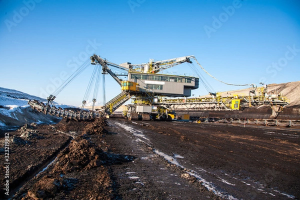 Obraz Braunkohlegrube